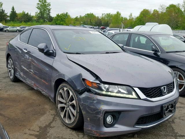 1HGCT2B89EA003601 - 2014 HONDA ACCORD EXL GRAY photo 1