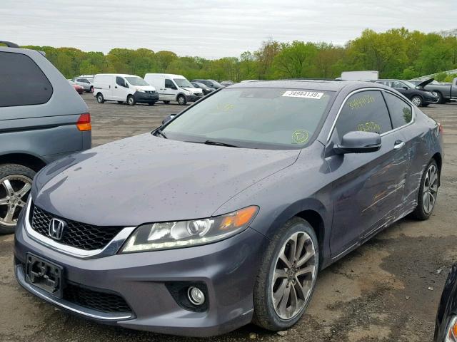 1HGCT2B89EA003601 - 2014 HONDA ACCORD EXL GRAY photo 2