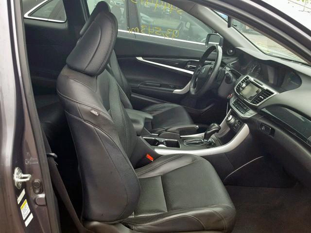 1HGCT2B89EA003601 - 2014 HONDA ACCORD EXL GRAY photo 5