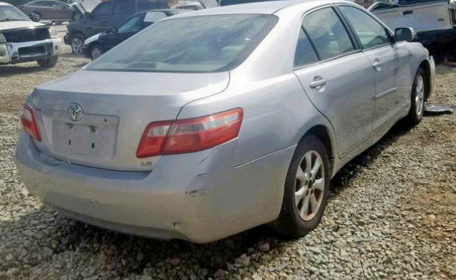 4T1BE46K47U190295 - 2007 TOYOTA CAMRY NEW SILVER photo 4