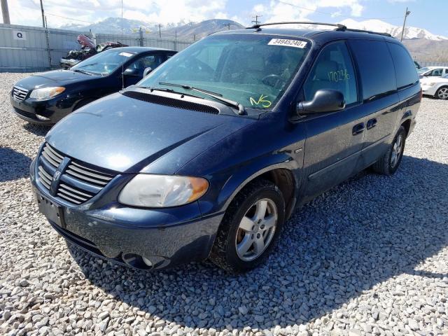 2D4GP44L47R228270 - 2007 DODGE GRAND CARAVAN SXT  photo 2