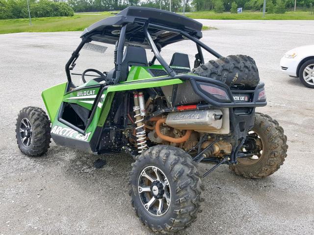 4UF12MPV6CT306168 - 2012 ARCTIC CAT WILDCAT GREEN photo 3