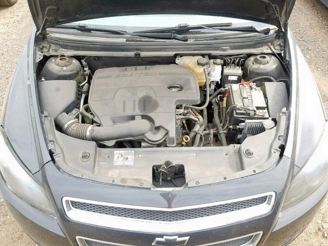 1G1ZC5E0XCF160384 - 2012 CHEVROLET MALIBU 1LT 黑色 照片 7
