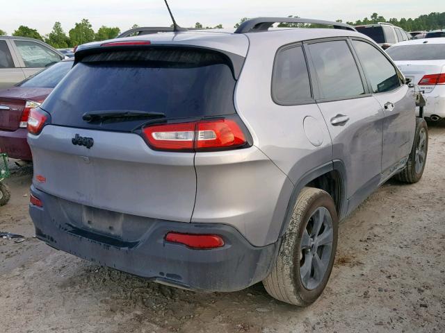 1C4PJLCB7JD544578 - 2018 JEEP CHEROKEE L GRAY photo 4