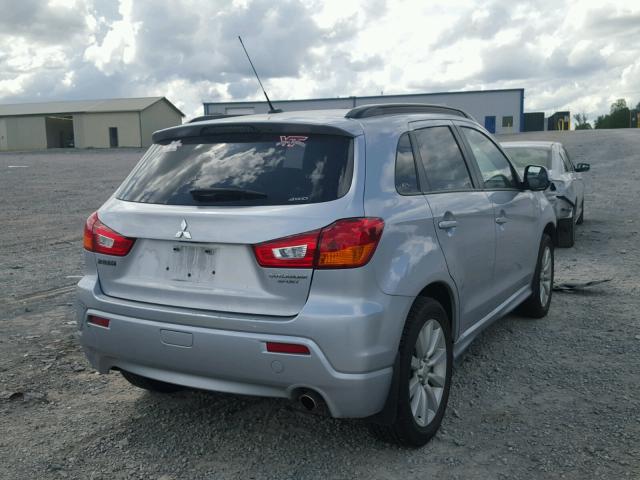 JA4AR4AU1BZ019202 - 2011 MITSUBISHI OUTLANDER SILVER photo 4