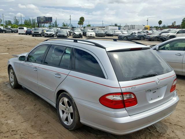 WDBUH83J26X189052 - 2006 MERCEDES-BENZ E 500 4MAT SILVER photo 3