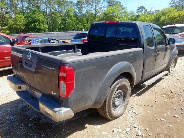 1N6AD0CU8BC433944 - 2011 NISSAN FRONTIER S GRAY photo 4