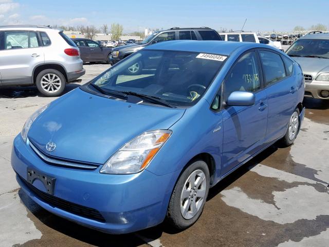 JTDKB20U287701305 - 2008 TOYOTA PRIUS BLUE photo 2