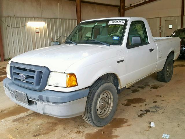 1FTYR10DX4PB50017 - 2004 FORD RANGER WHITE photo 2