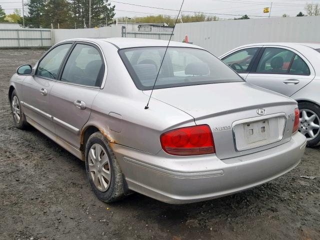 KMHWF25H65A209498 - 2005 HYUNDAI SONATA GL SILVER photo 3