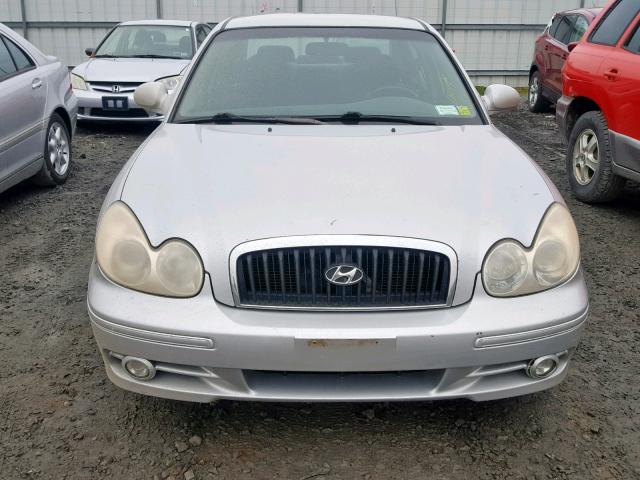 KMHWF25H65A209498 - 2005 HYUNDAI SONATA GL SILVER photo 9