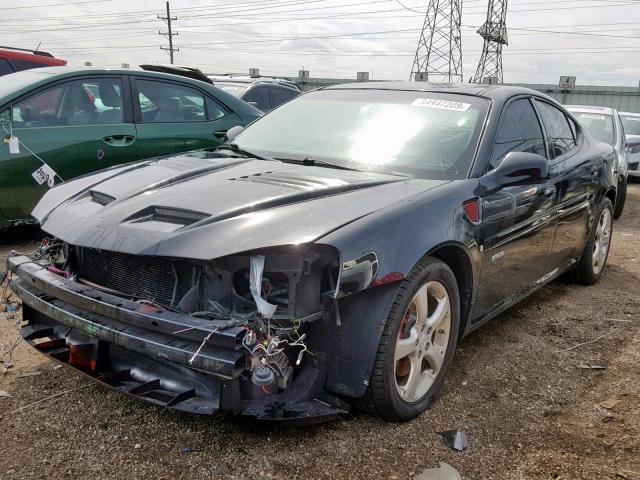 2G2WC55C071192637 - 2007 PONTIAC GRAND PRIX BLACK photo 2
