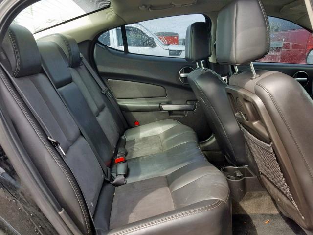 2G2WC55C071192637 - 2007 PONTIAC GRAND PRIX BLACK photo 6