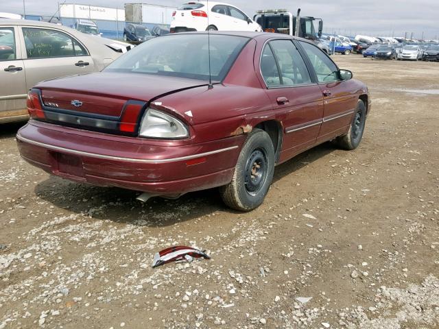 2G1WL52JX11263812 - 2001 CHEVROLET LUMINA RED photo 4