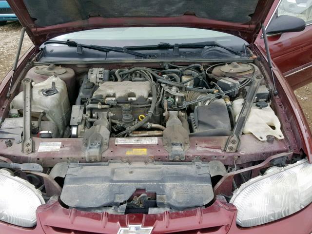 2G1WL52JX11263812 - 2001 CHEVROLET LUMINA RED photo 7