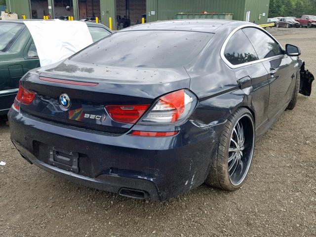 WBALX3C55CDV77666 - 2012 BMW 650 I BLACK photo 4