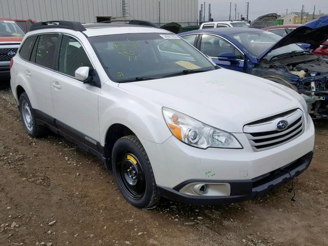 4S4BRJGC5C2210165 - 2012 SUBARU OUTBACK 3. WHITE photo 1