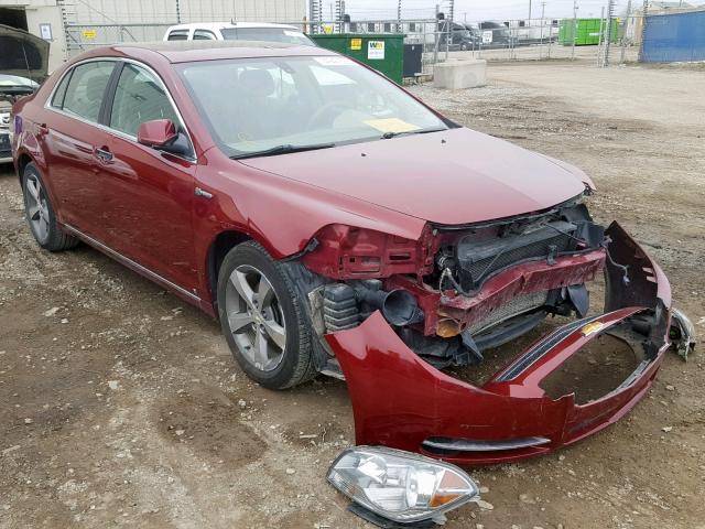 1G1ZF57539F112234 - 2009 CHEVROLET MALIBU HYB RED photo 1