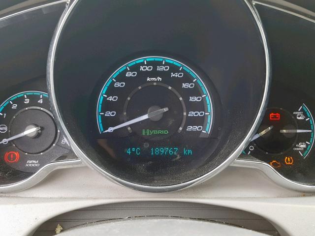 1G1ZF57539F112234 - 2009 CHEVROLET MALIBU HYB 红色 照片 8