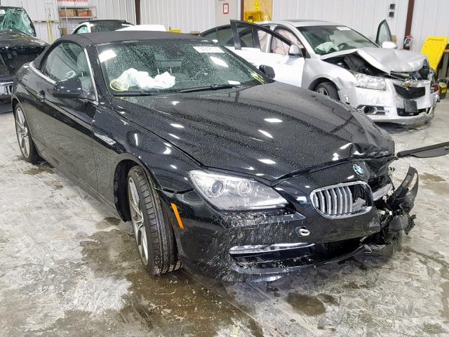 WBALZ3C54CC397661 - 2012 BMW 650 I BLACK photo 1