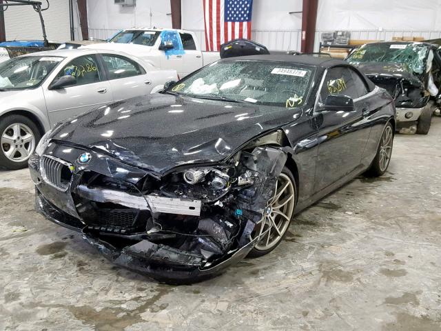 WBALZ3C54CC397661 - 2012 BMW 650 I BLACK photo 2