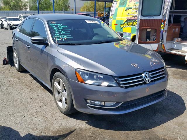 1VWAT7A34FC121258 - 2015 VOLKSWAGEN PASSAT S CHARCOAL photo 1