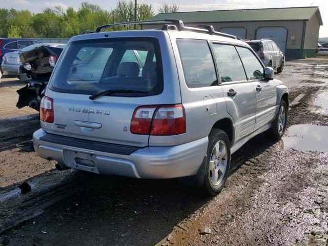 JF1SF65682H704206 - 2002 SUBARU FORESTER S Gümüş foto 4