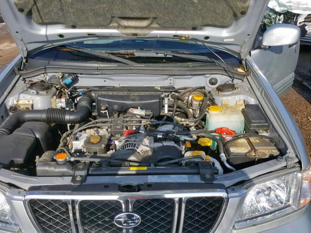 JF1SF65682H704206 - 2002 SUBARU FORESTER S Gümüş foto 7