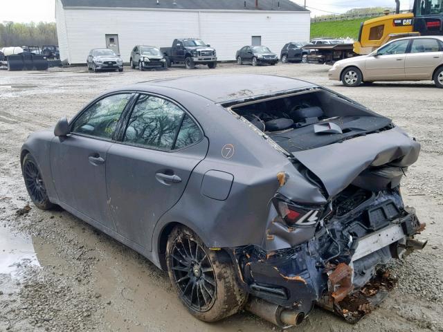 JTHCK262162000452 - 2006 LEXUS IS 250 GRAY photo 3