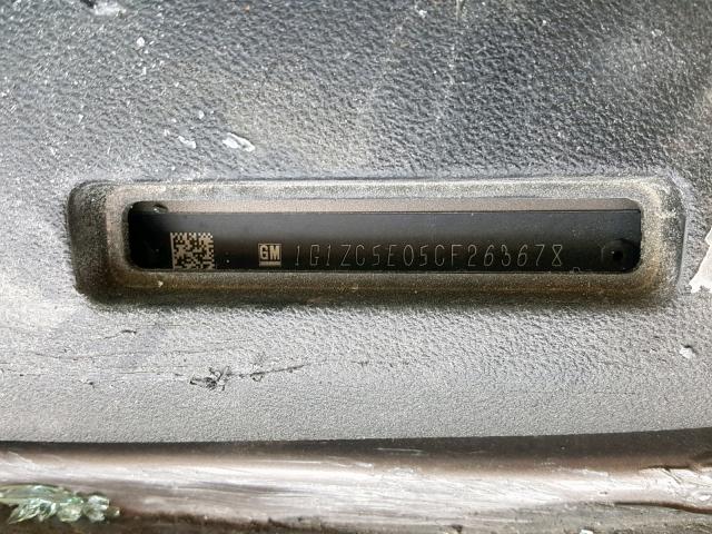 1G1ZC5E05CF263678 - 2012 CHEVROLET MALIBU 1LT 棕色 照片 10