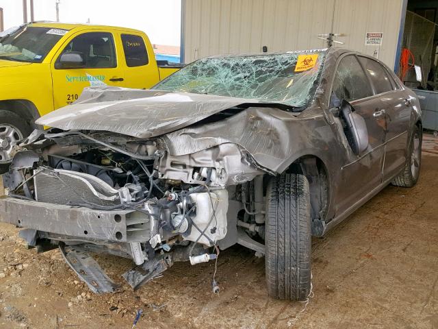 1G1ZC5E05CF263678 - 2012 CHEVROLET MALIBU 1LT 棕色 照片 2