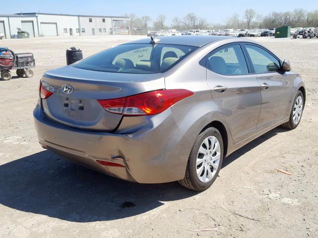 5NPDH4AE2BH050450 - 2011 HYUNDAI ELANTRA GLS  photo 4