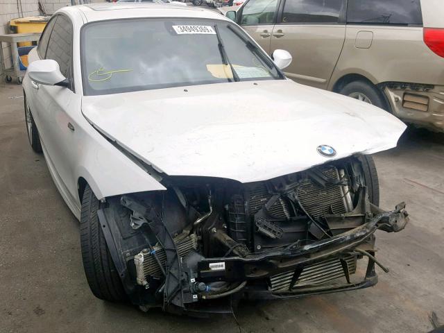 WBAUC9C59CVM12166 - 2012 BMW 135 I WHITE photo 1