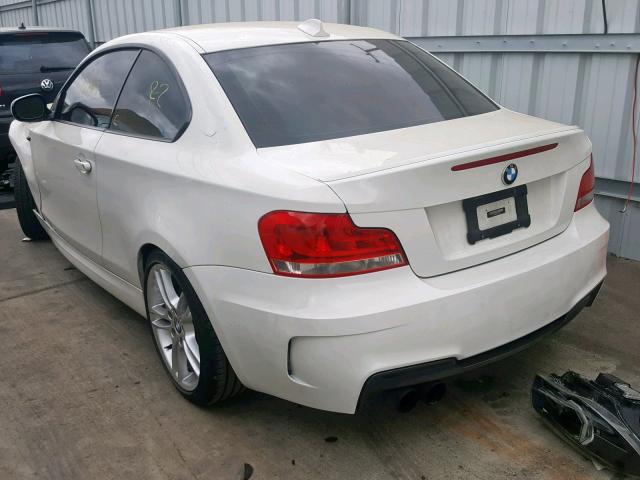 WBAUC9C59CVM12166 - 2012 BMW 135 I WHITE photo 3