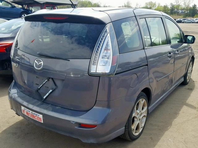 JM1CR29L390344995 - 2009 MAZDA 5 GRAY photo 4