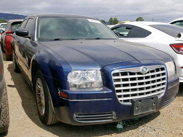 2C3JA43R75H660305 - 2005 CHRYSLER 300 BLUE photo 1