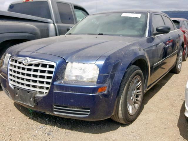 2C3JA43R75H660305 - 2005 CHRYSLER 300 BLUE photo 2