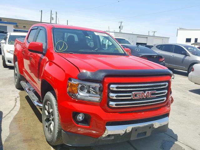 1GTG6CE37G1170622 - 2016 GMC CANYON SLE RED photo 1