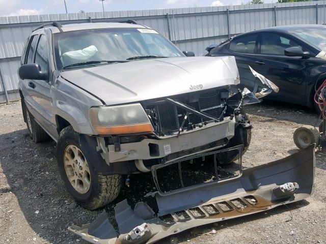 1J4GW58N42C116548 - 2002 JEEP GRAND CHER GRAY photo 1