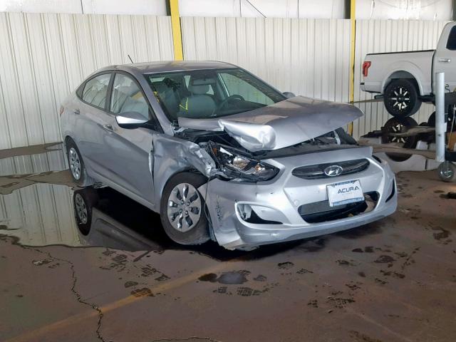 KMHCT4AE4GU105130 - 2016 HYUNDAI ACCENT SE SILVER photo 1