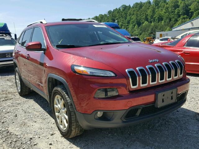 1C4PJMCB5FW552650 - 2015 JEEP CHEROKEE L RED photo 1