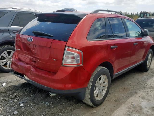 2FMDK3GC0ABB14847 - 2010 FORD EDGE SE RED photo 4