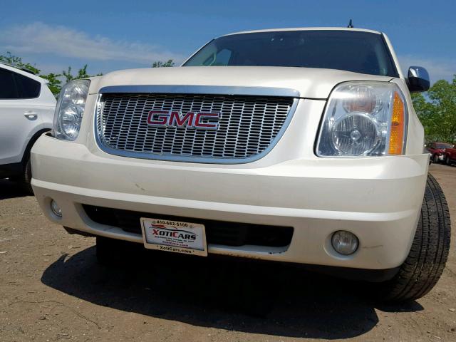 1GKFK36309R222803 - 2009 GMC YUKON XL K WHITE photo 9