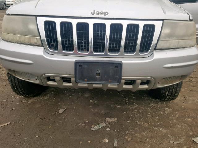 1J4GW48S12C298001 - 2002 JEEP GRAND CHER SILVER photo 7