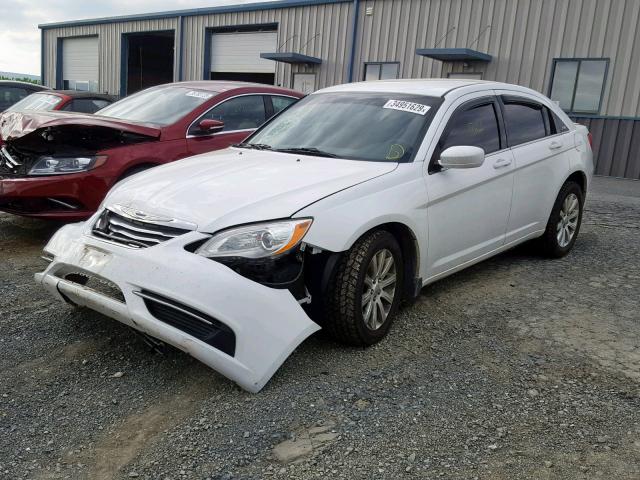 1C3CCBBG1CN122212 - 2012 CHRYSLER 200 TOURIN WHITE photo 2