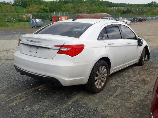 1C3CCBBG1CN122212 - 2012 CHRYSLER 200 TOURIN WHITE photo 4