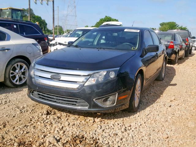 3FADP0L39AR336871 - 2010 FORD FUSION HYB BLACK photo 2