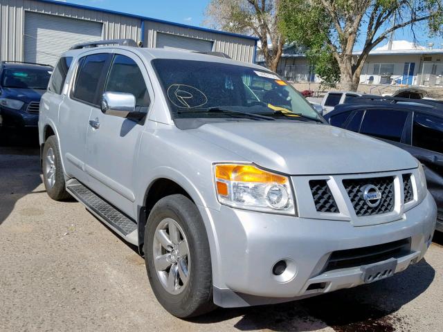 5N1AA0ND1BN615249 - 2011 NISSAN ARMADA SV SILVER photo 1