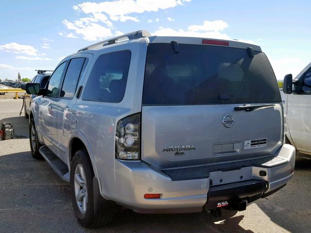 5N1AA0ND1BN615249 - 2011 NISSAN ARMADA SV SILVER photo 3