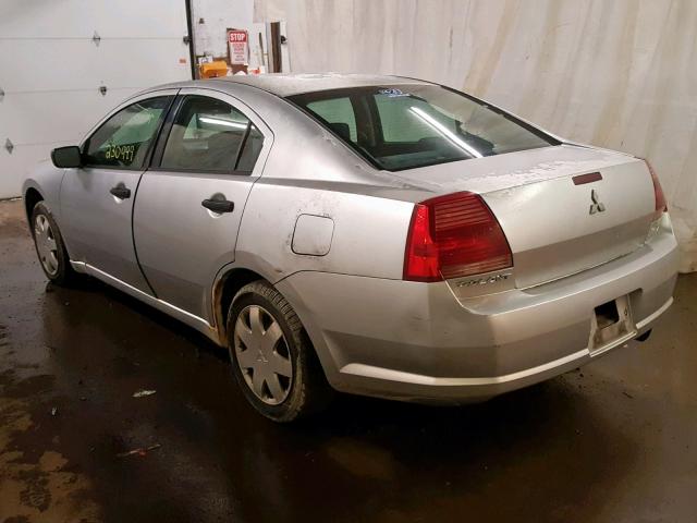 4A3AB26F94E122626 - 2004 MITSUBISHI GALANT DE SILVER photo 3